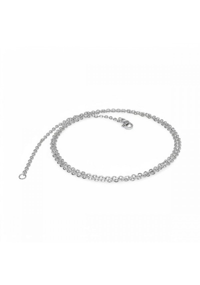 Unisex Minik Boy Çelik Kolye 0.5mm 9199 Gümüş