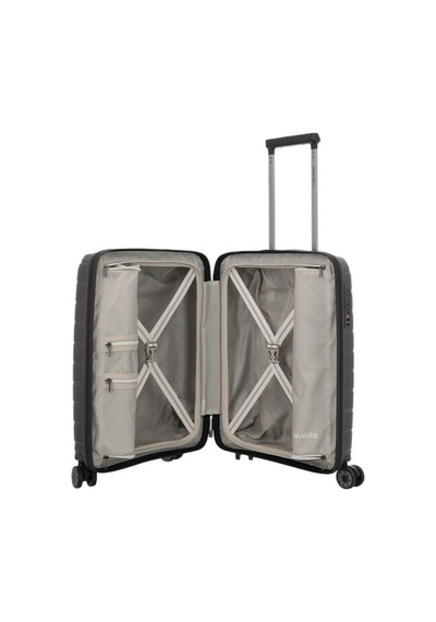 Travelite Ön Cepli Air Base Trolley S Kabin Boy Valiz Kahverengi