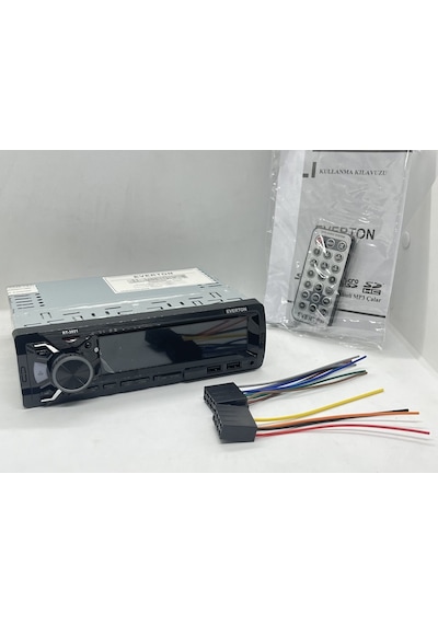 Everton Rt-3021 Çift Usb Usb-Sd-Fm-Aux Bluetooth Oto Teyp 4X60W