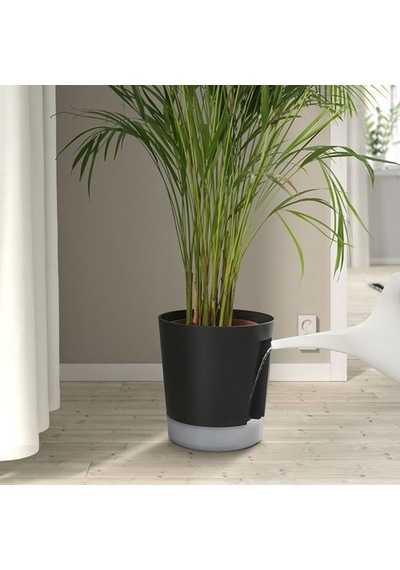 Ikea Vardtrad Sulama Düzenekli Saksı, Antrasit, İç/dış Mekan 81471376