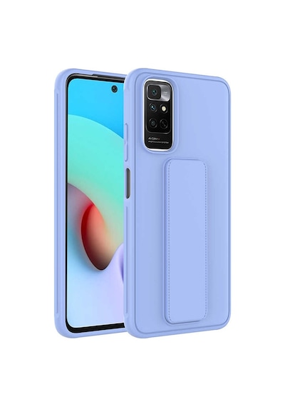 Xiaomi Redmi Note 11s Global Kılıf Zore Qstand Kapak Lila