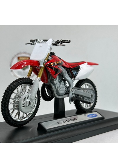 Honda Cr250r 1:18 Diecast Motosiklet Model Lisanslı Metal Maket Oyuncak & Koleksiyonluk Biblo