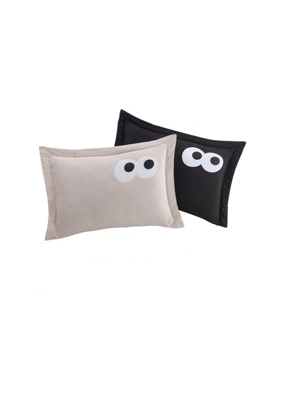 Eponj Home Pes Lastikli Çarşaf Seti Çift Kişilik Funny Siyah-kahve Siyah-kahve