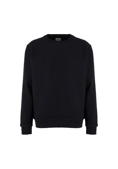 Mustang Siyah Erkek Basic Nakışlı Sweatshirt M6wm-swt1590