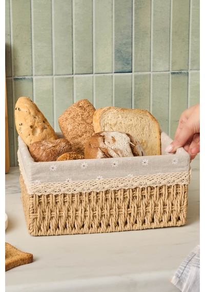 Emsan Olive Ekmek Sepeti 26 Cm Bej