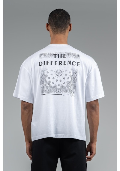 Maraton Sportswear Oversize Erkek Bisiklet Yaka Kısa Kol Basic Beyaz T-shirt 22694-beyaz Beyaz