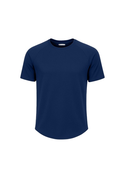 Ghassy Co. Erkek Reglan Oval Kesim %100 Pamuk Yumuşak Dokulu Bisiklet Yaka T-shirt Çok Renkli