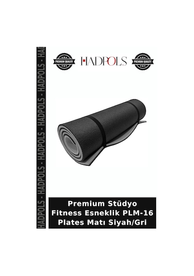 Premium Stüdyo Fitness Esneklik Plm-16 Plates Matı Siyah/gri Siyah - Gri