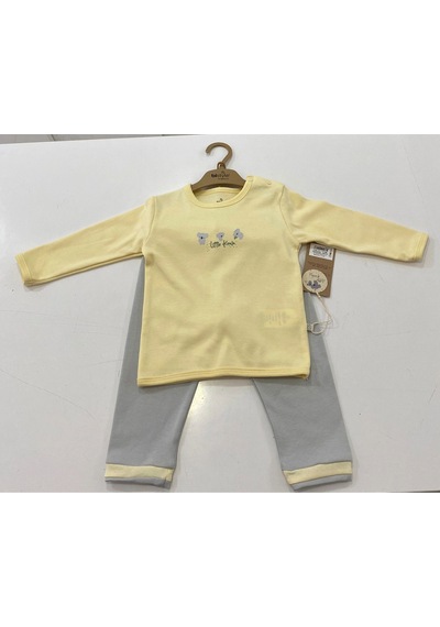 Bistyle 2li Takım Little Koala Gri - Sarı - Ekru Açık Sarı