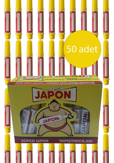 Thentech 50 Adet Güçlü Japon Yapıştırıcısı Süper Güçlü Yapıştırıcı