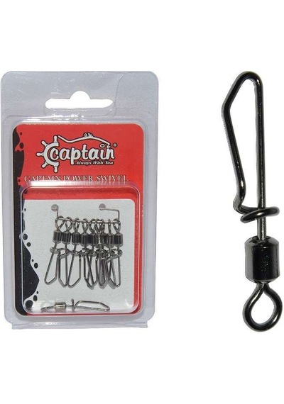 Captain 5027 Kilitli Klips Speed 10lu Paket Black Nikel