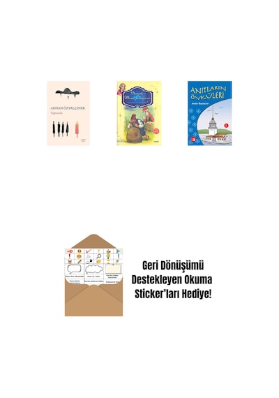 Yağmurda + Annemle Masal Okuyorum Ciltli + Anıtların Öyküleri + Okuma Sticker'ları