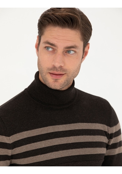 Pierre Cardin Erkek Kahverengi Triko Kazak 50278029-vr158 Kahverengi Pierre Cardin Erkek Kahverengi Triko Kazak 50278029-vr158 Kahverengi