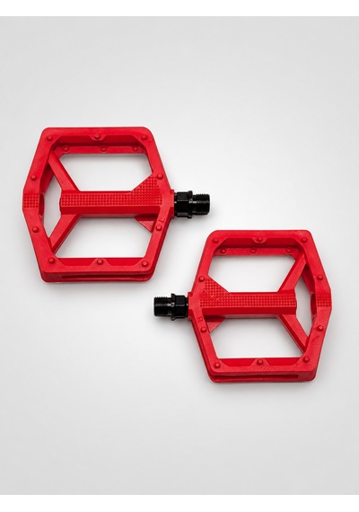 Heugers Drox Mx555 Kompozit Platform Pedal 111x106mm - Kırmızı
