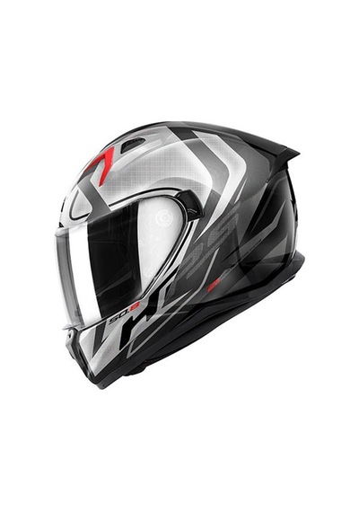 Givi 50.8 Racer Full Face Motosiklet Kaskı Siyah - Titanyum - Gri