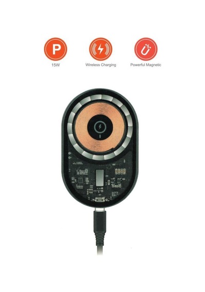 W13 Kablosuz Araç İçi Telefon Tutucu Ve Telefon Şarj Cihazı Siyah -