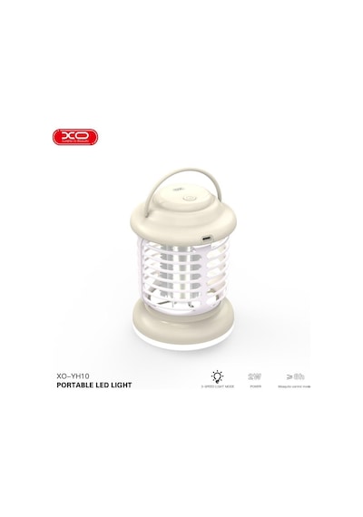 Delux Serisi Yh10 Taşınabilir Led Lamba & Sivrisinek Kovucu Uv 1200mah 10000k Pratik Dokunmatik