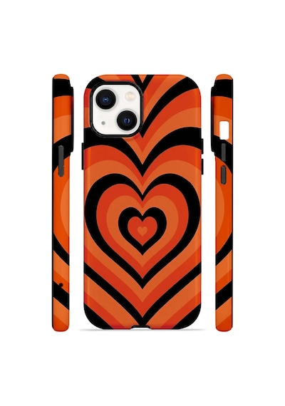 Velvoria Valestra Retro Heart Wave Apple iPhone Uyumlu 14 Darbe Korumalı Kılıf Valestra Select - Retro Heart Wave