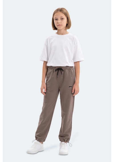 Slazenger Punto Unisex Çocuk Kahve Eşofman Altı Kahverengi