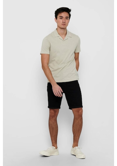 Only & Sons Erkek Onsabraham Polo Yaka T-Shirt 22019294 Taş