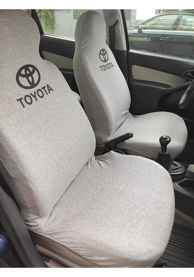 Replax Toyota Uyumlu Gri Oto Atlet Servis Kılıfı 4 Parça Ser-0040