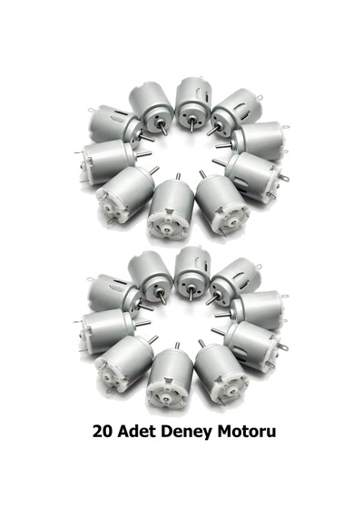 Dc Motor 3v-6v Mikro Hobi Motoru Deney Robotik Proje Oyuncak Araba Motoru Küçük Güçlü Motor 20adet