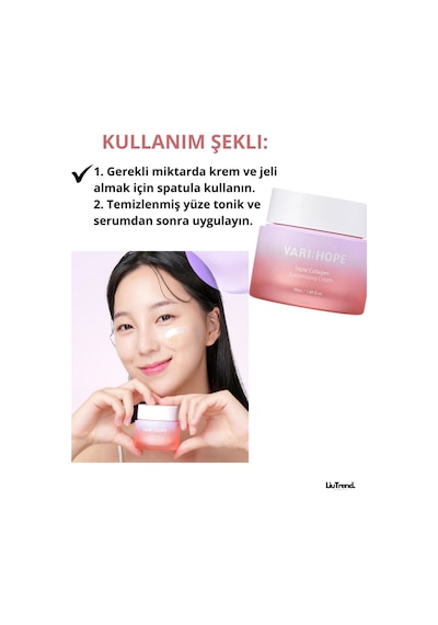 Varı Hope Varı:hope Triple Collagen Customizing Cream 50 Ml 3 Çeşit Kolajen İçeren Sıkılaştırıcı Krem