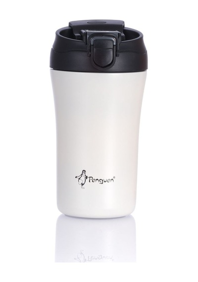 Penguen-3046 Beyaz Mug Termos 400ml Beyaz