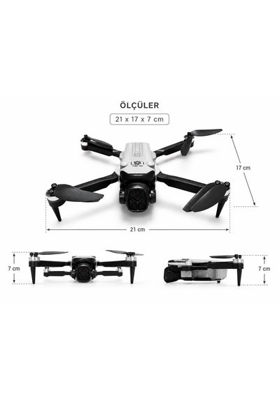 T25 Hd Hava Fotoğrafçılığı Dron Wi-fi Cam 2.4ghz Tek Tuş İniş Kalkış Ekranlı Kumanda Optik Akış Konum Belirleme Drone Usb+hafıza Kart Elektronik Hız Ayarlama Engel Algılama