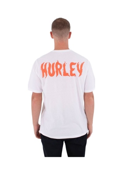 Hurley Hurley Printing Press Zombies Erkek Beyaz Tişört 908