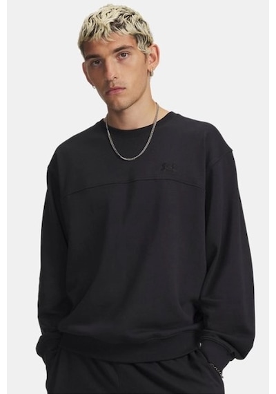 Under Armour Rival Lw Crew Erkek Sweatshirt SIYAH