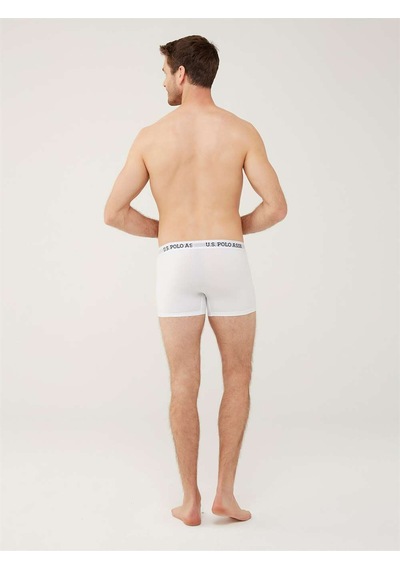 U.S. Polo Assn. Erkek Beyaz Tekli Cepli Boxer 80451Y Beyaz