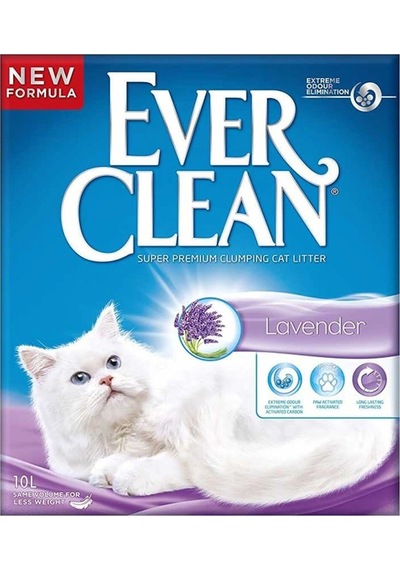 Lavender Lavanta Kokulu Ince Taneli Topaklaşan Kedi Kumu 10 L