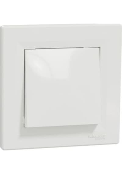 Schneider EPH0100121 Asfora Çerçeveli Beyaz Anahtar