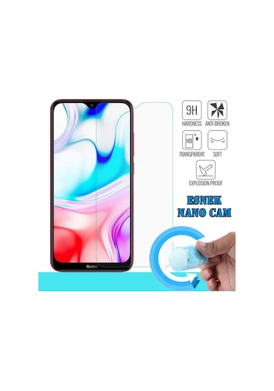 Xiaomi Redmi 8 Zore Nano Micro Esnek Temperli Cam Ekran Koruyucu