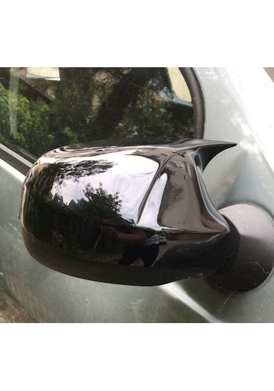 Dacia Duster 2012-2017 Batman Yarasa Ayna Kapağı Piano Black Abs