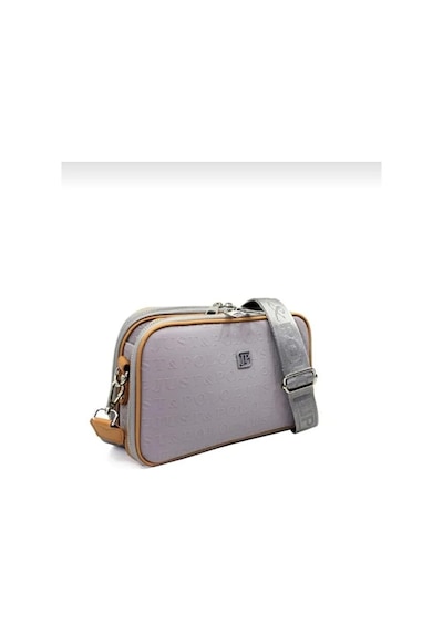 Just Polo Kadın 3d Baskılı Ayarlanabilir Askılı Şık Omuz Çantası Ebat: 16 X 26 Cm Gri