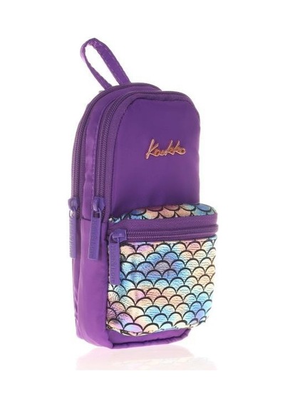 Kaukko Bright Junior Bag Kalem Çantası Mor K2474