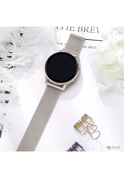 Novstrap Huawei Watch Gt5 46mm Gt5 Pro Gt4 46mm Gt3 46mm Gt3 Pro Gt3 Se Gt2 İle Uyumlu Kordon 22mm Metal Hasır Çelik Kayış