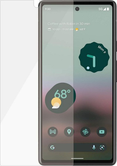 Microcase Google Pixel 6a Tempered Glass Cam Ekran Koruyucu