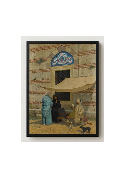 Osmanlı Osman Hamdi Bey Arzuhalci Çerçevesiz Poster 21x30 Cm A4 Tablo Osmanlı Türk Resmi