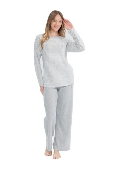 U.S. Polo Assn. U.s Polo 17083 Kadın Yuvarlak Yaka Pijama Takım 001