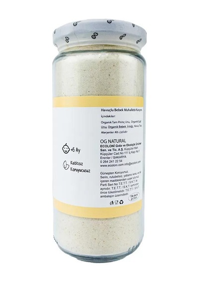 Havuçlu Bebek Muhallebi Karışımı +6ay 300gr