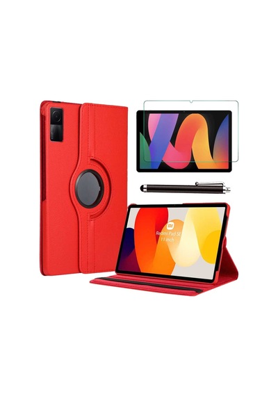 Xiaomi Redmi Pad Se 11 Uyumlu Tablet Kılıfı Cam Ekran Koruyucu Kalem Set Kapaklı Kılıf