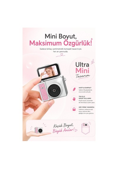 Robeve S162 Mini Dijital Fotoğraf Makinesi