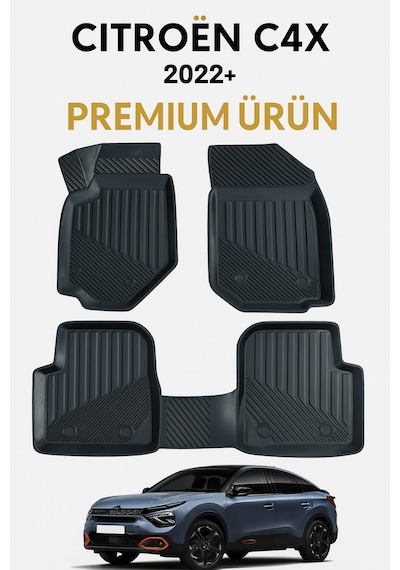 Citroen C4x 2020+ Uyumlu 3d Oto Paspas Premium