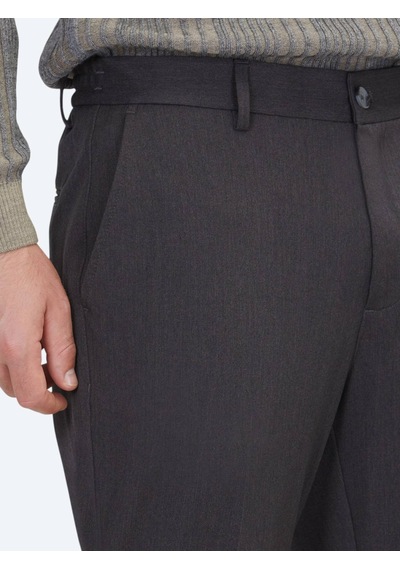 Kip Antrasit Dokuma Jogging Fit Çevre Dostu Casual Pantolon Antrasit