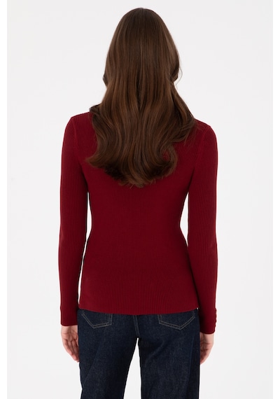 U.S. Polo Assn. U.s. Polo Assn. Kadın Bordo Kazak /triko 50317524-vr014