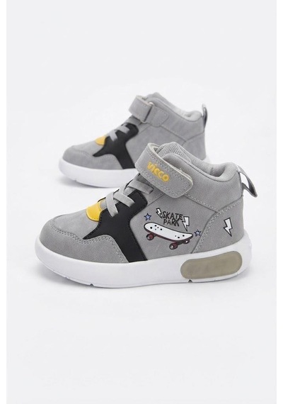 Vicco Pole Gri Anatomik Rahat Sneaker Işıklı Erkek Çocuk Bot 946.p26k.244