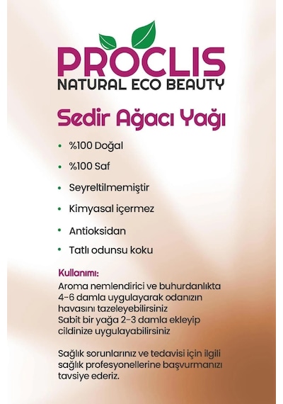 Proclis Sedir Ağacı Yağı 3 x 10 ML